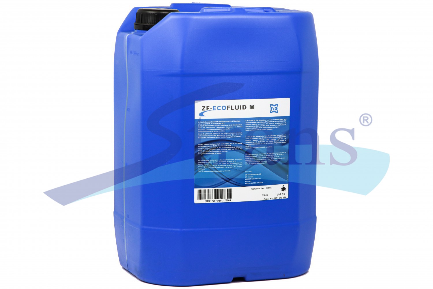 F.  Transmission Oil Zf Ecofluid M 75W80 Gl-4 20L 175203 buy in